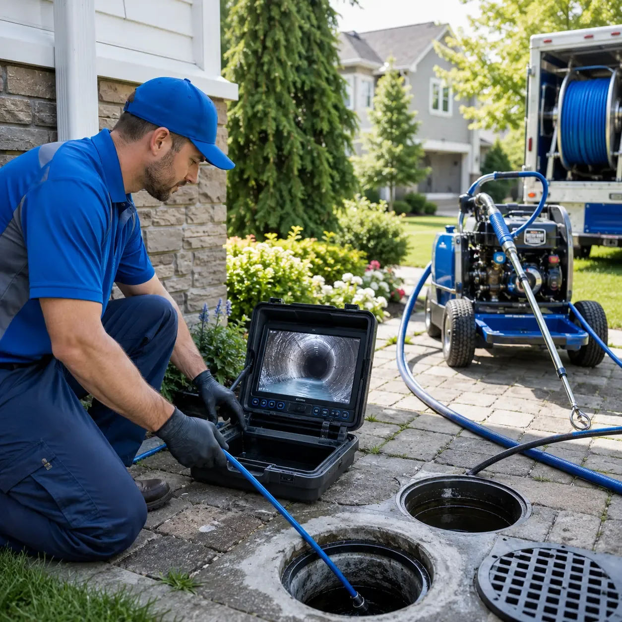 Outdoor drain cleaning professionals serving Port Clinton, OH